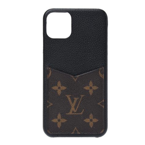 LOUIS VUITTON Monogram iPhone 11 Pro Max Bumper Black 